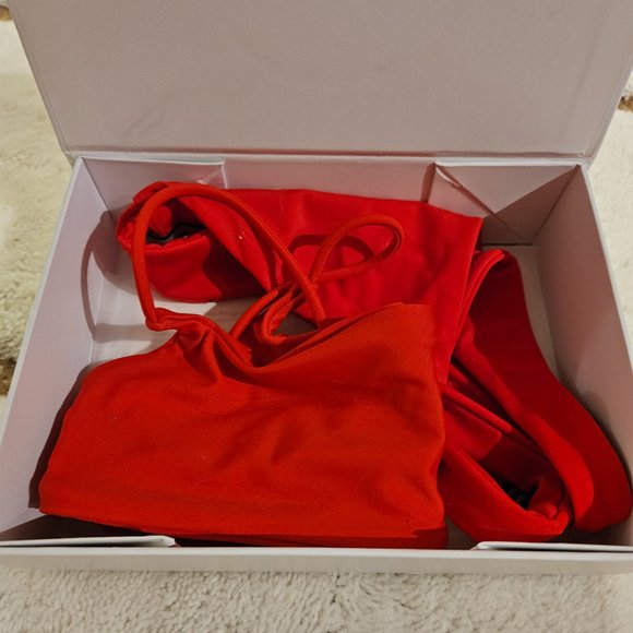Brand new Ark Swimwear Red Bikini XS *UPDATED* - Picture 2 of 7
